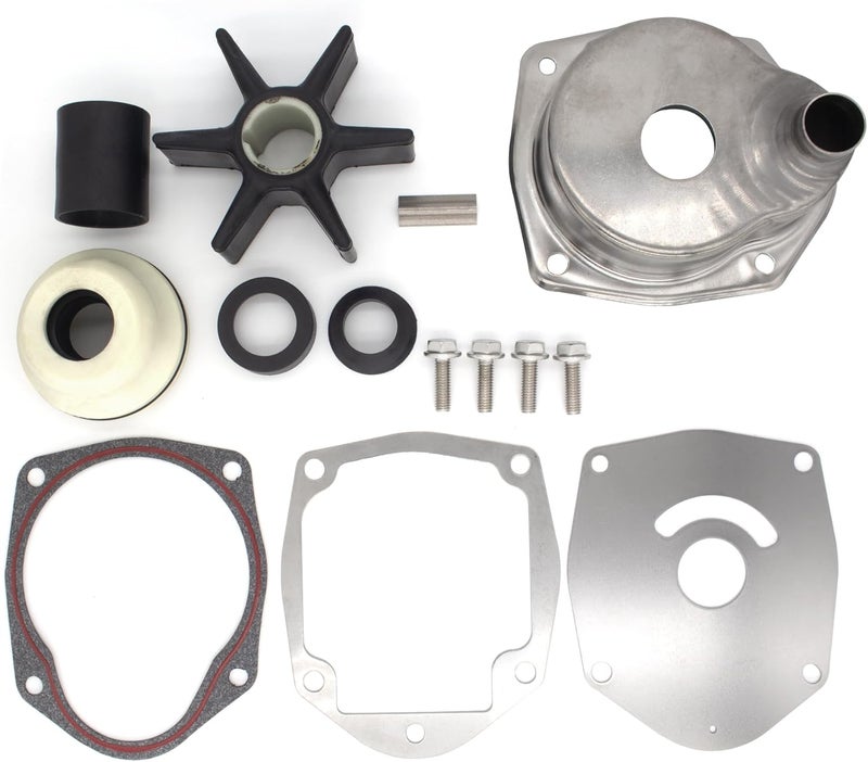 QUICKMARINER QuickMarine 8M0094529 Water Pump Impeller Repair Kit for Mercury Marine 65-150 HP EFI Outboard Motors Replacement 8M0057715 Sierra 18-3691 Boat Engine - Image 5